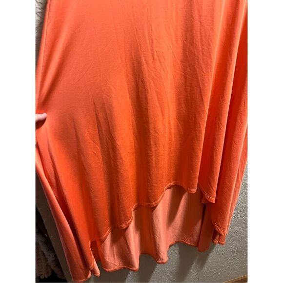 Lularoe Orange High-Low Cut Skirt Woman’s Size Large -Snag - Picture 3 of 9